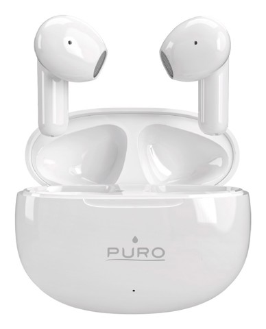 PURO PUBTIPHF24WHI cuffia e auricolare Wireless In-ear Musica e Chiamate Bianco