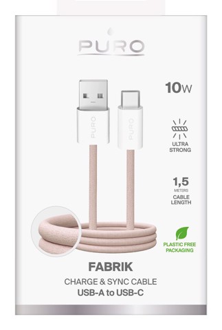 PURO PUCAC10WFABK415MTBEG cavo USB USB 2.0 1,5 m USB A USB C Beige