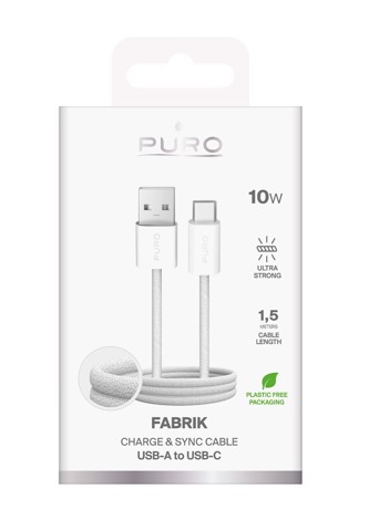 PURO PUCAC10WFABK415MTWHI cavo USB USB 2.0 1,5 m USB A USB C Bianco