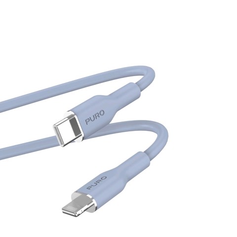 PURO PUCAPLTUSBCICONLBLUE cavo USB 1,5 m USB 3.2 Gen 1 (3.1 Gen 1) USB C Lightning Blu