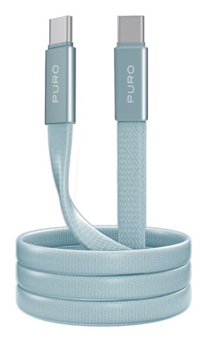 PURO PUCCC60WSLIM1MTA cavo USB USB 2.0 1 m USB C 480 Gbit/s Blu