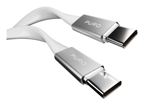 PURO PUCCC60WSLIM1MTW cavo USB USB 2.0 1 m USB C 480 Gbit/s Bianco