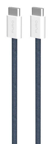 PURO PUCCCFABK415MTDKBLUE cavo USB 1,5 m USB 2.0 USB C Blu