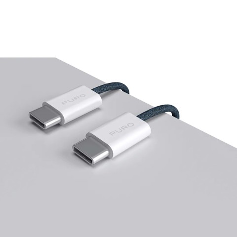 PURO PUCCCFABK415MTDKBLUE cavo USB 1,5 m USB 2.0 USB C Blu