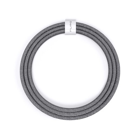 PURO PUCCCFABK415MTDKGREY cavo USB 1,5 m USB 2.0 USB C Grigio