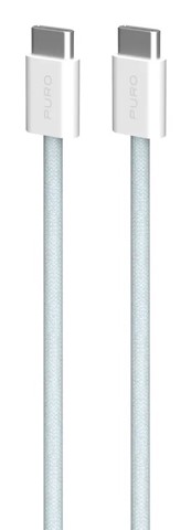 PURO PUCCCFABK415MTLBLUE cavo USB 1,5 m USB 2.0 USB C Blu