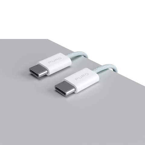 PURO PUCCCFABK415MTLBLUE cavo USB USB 2.0 1,5 m USB C 0,48 Gbit/s 60 W Blu