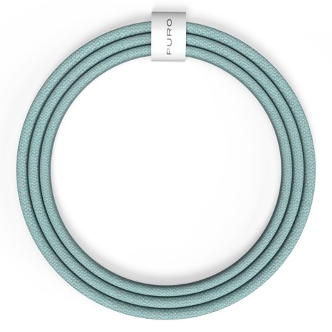 PURO PUCCCFABK415MTNGRN cavo USB USB 2.0 1,5 m USB C Verde, Bianco