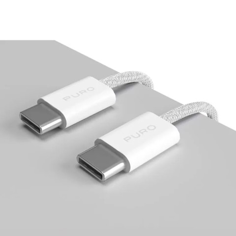 PURO PUCCCFABK415MTWHI cavo USB 1,5 m USB 2.0 USB C Bianco