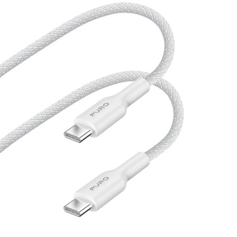 PURO PUCUSBCUSBCFABK4WHI cavo USB USB 2.0 1,2 m USB C 0,48 Gbit/s Bianco