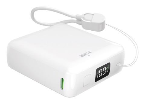 PURO PUFCBB100P12WHI batteria portatile Ioni di Litio 10000 mAh Bianco