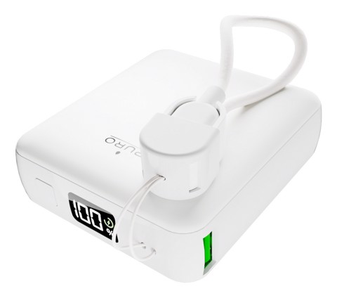 PURO PUFCBB100P12WHI batteria portatile Ioni di Litio 10000 mAh Bianco