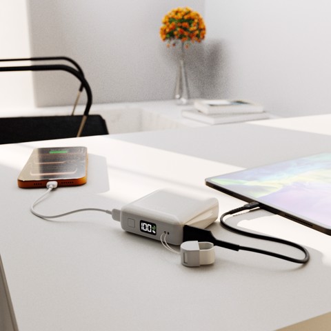 PURO PUFCBB100P12WHI batteria portatile Ioni di Litio 10000 mAh Bianco