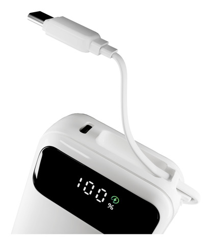 PURO PUFCBB10C2CHDWHI batteria portatile Polimeri di litio (LiPo) 10000 mAh Bianco