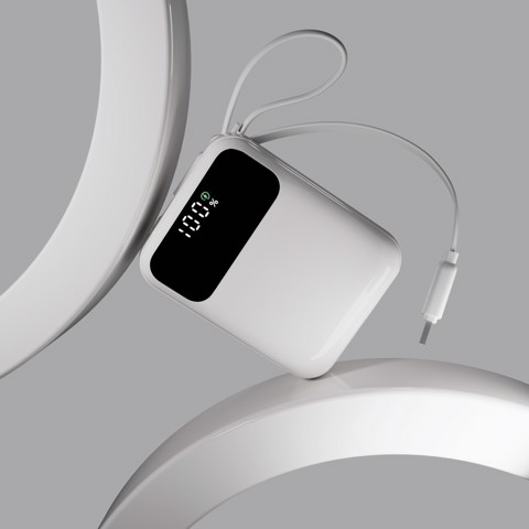 PURO PUFCBB10C2CHDWHI batteria portatile Polimeri di litio (LiPo) 10000 mAh Bianco
