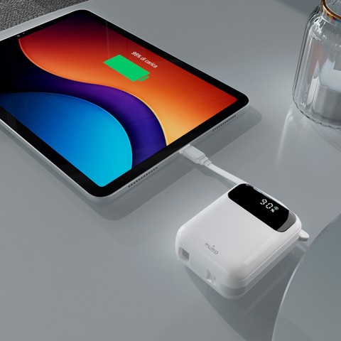 PURO PUFCBB10C2CHDWHI batteria portatile Polimeri di litio (LiPo) 10000 mAh Bianco