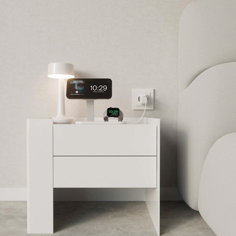 PURO PUFCCSQIMAG3AWWHI Caricabatterie per dispositivi mobili Universale Bianco USB Carica wireless Interno