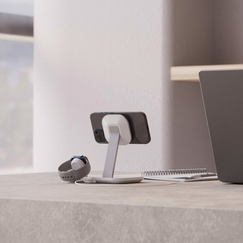 PURO PUFCCSQIMAG3AWWHI Caricabatterie per dispositivi mobili Universale Bianco USB Carica wireless Interno