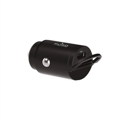 PURO PUFCMCHUSBC20WBLK Caricabatterie per dispositivi mobili Telefono cellulare, Tablet Nero Accendisigari Ricarica rapida Auto