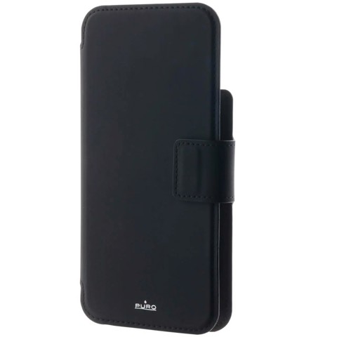 PURO PUIP61MAGFOLIOBLK custodia per cellulare 15,5 cm (6.1") Custodia a borsellino Nero