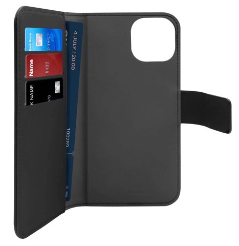 PURO PUIPC1461BKMAG1BLK custodia per cellulare 15,5 cm (6.1") Custodia a borsellino Nero