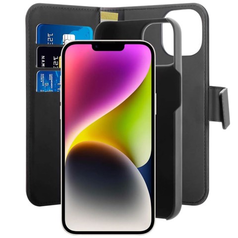 PURO PUIPC1461BKMAG1BLK custodia per cellulare 15,5 cm (6.1") Custodia a borsellino Nero