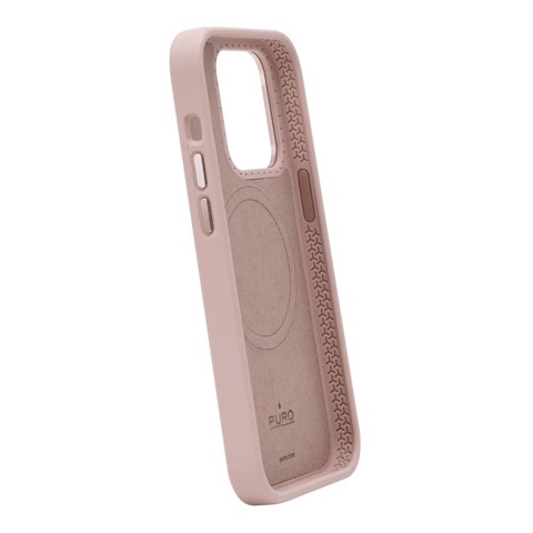 PURO PUIPC1567ICONMPROSE Cover Rosa iphone 15+ magsafe