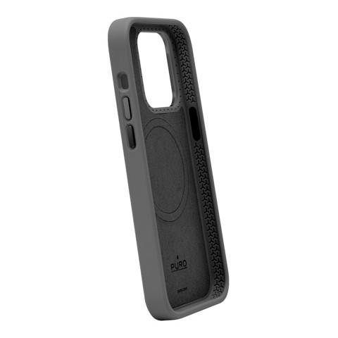 PURO PUIPC15P61ICONMPBLK  Cover Nero iphone 15pro magsafe