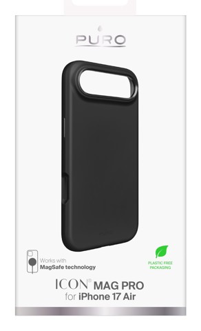 PURO PUIPC1763ICONMPBLK Cover Nero iphone 17 air