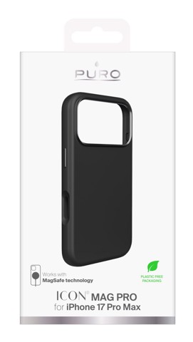 PURO PUIPC1763ICONMPBLK Cover Nero iphone 17 pro max