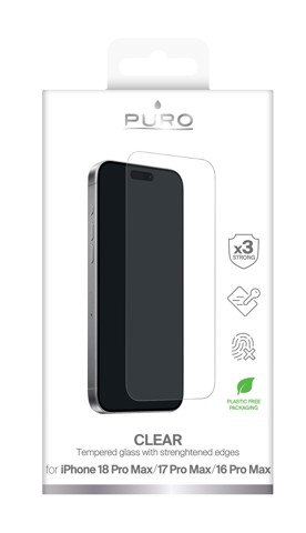 PURO PUSDGIPHONE18P69 protezione per lo schermo e il retro dei telefoni cellulari Pellicola proteggischermo trasparente Apple 1 pz