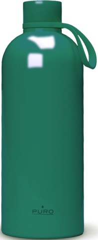 PURO PUWB500DW3DKGRN borraccia Uso quotidiano 500 ml Acciaio inossidabile Verde