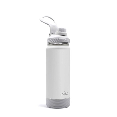 PURO WB750OUTDOORDW1LGREY borraccia Uso quotidiano, Trekking, Sport 750 ml Silicone, Acciaio inossidabile Grigio