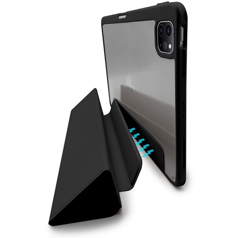 PURO Zeta Smart 32,8 cm (12.9") Custodia a libro Nero