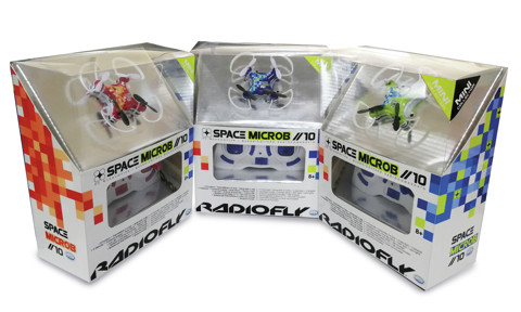 Radiofly SPACE MICROB // 10 elicottero radiocomandato (RC) Motore elettrico