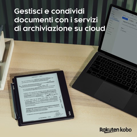 Rakuten Kobo Elipsa 2E lettore e-book Touch screen 32 GB Wi-Fi Nero