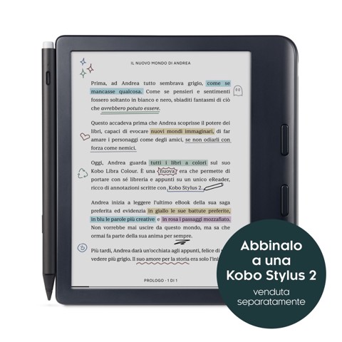 Libra Colour lettore e-book Touch screen 32 GB Wi-Fi Bianco