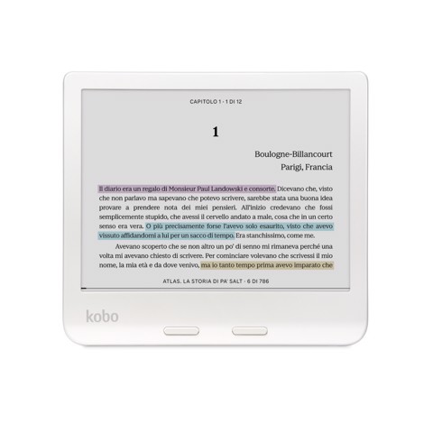 Rakuten Kobo Libra Colour lettore e-book Touch screen 32 GB Wi-Fi Bianco