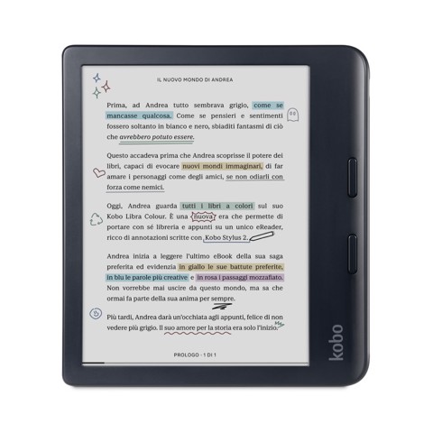 Libra Colour lettore e-book Touch screen 32 GB Wi-Fi Nero
