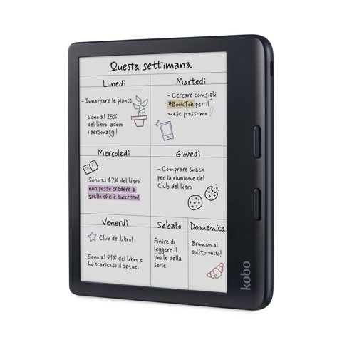 Libra Colour lettore e-book Touch screen 32 GB Wi-Fi Nero