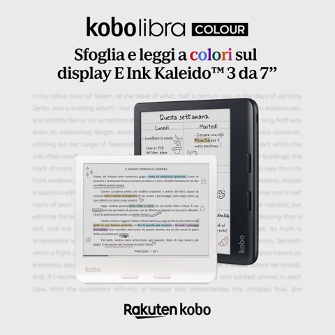 Libra Colour lettore e-book Touch screen 32 GB Wi-Fi Nero