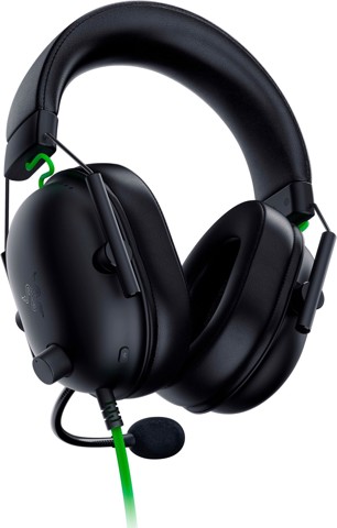 Razer Blackshark V2 X Auricolare Cablato A Padiglione Giocare Nero, Verde