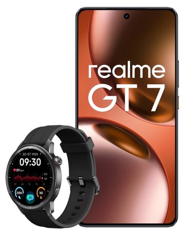 realme GT 7 17,2 cm (6.78") Doppia SIM Android 15 5G USB tipo-C 12 GB 512 GB 7000 mAh Nero