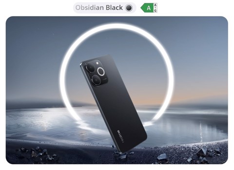 realme Note 631011009974 smartphone 17,1 cm (6.74") Doppia SIM Android 15 4G USB tipo-C 4 GB 256 GB 6000 mAh Nero