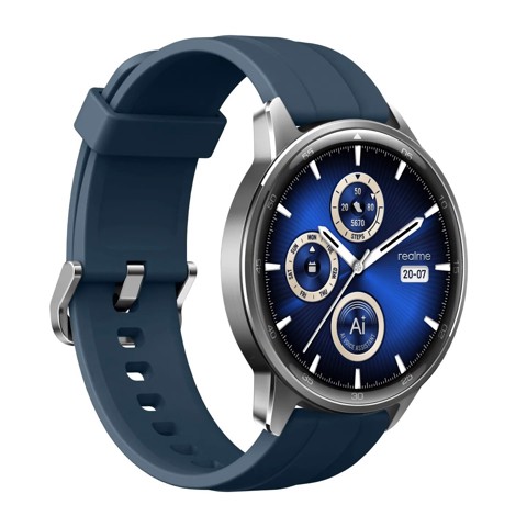 realme Watch S2 3,63 cm (1.43") AMOLED Digitale 466 x 466 Pixel Touch screen Argento