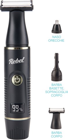 Rebel Set rasoio elettrico 3 in 1 - by XD