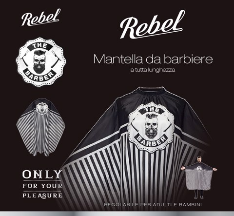Rebel XDWGBS006 mantello per il taglio dei capelli