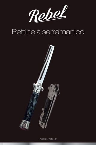 Rebel XDWGBS203 spazzola e pettine Adulto Nero 1 pz