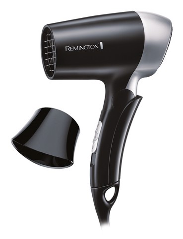 Remington D2400 asciuga capelli 1400 W Nero, Argento