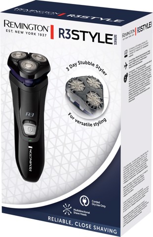 Remington Rasoio a Testine Rotanti Style Series R3 R3002